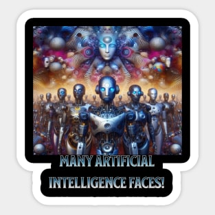 Many faces of AI Sticker